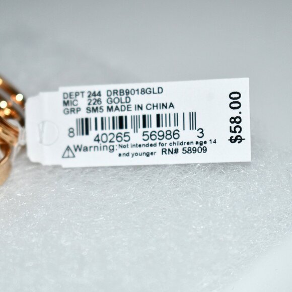 Gianni Bini x Shea Leigh Mills Duke On Deck Ring Set in Gold Size: 7 #DRB9018GLD - Picture 3 of 4